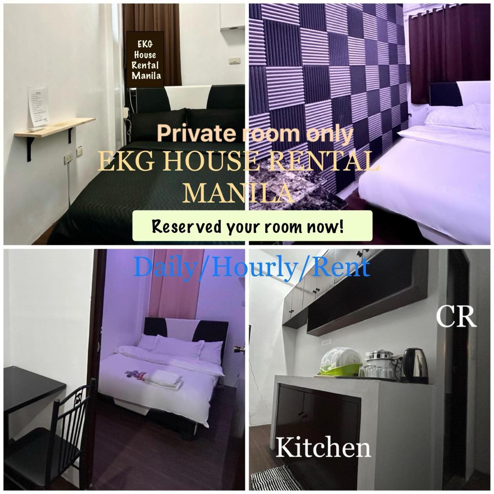Private Room With Ac And Fan At Ekg Manila House Rental Eksteriør billede